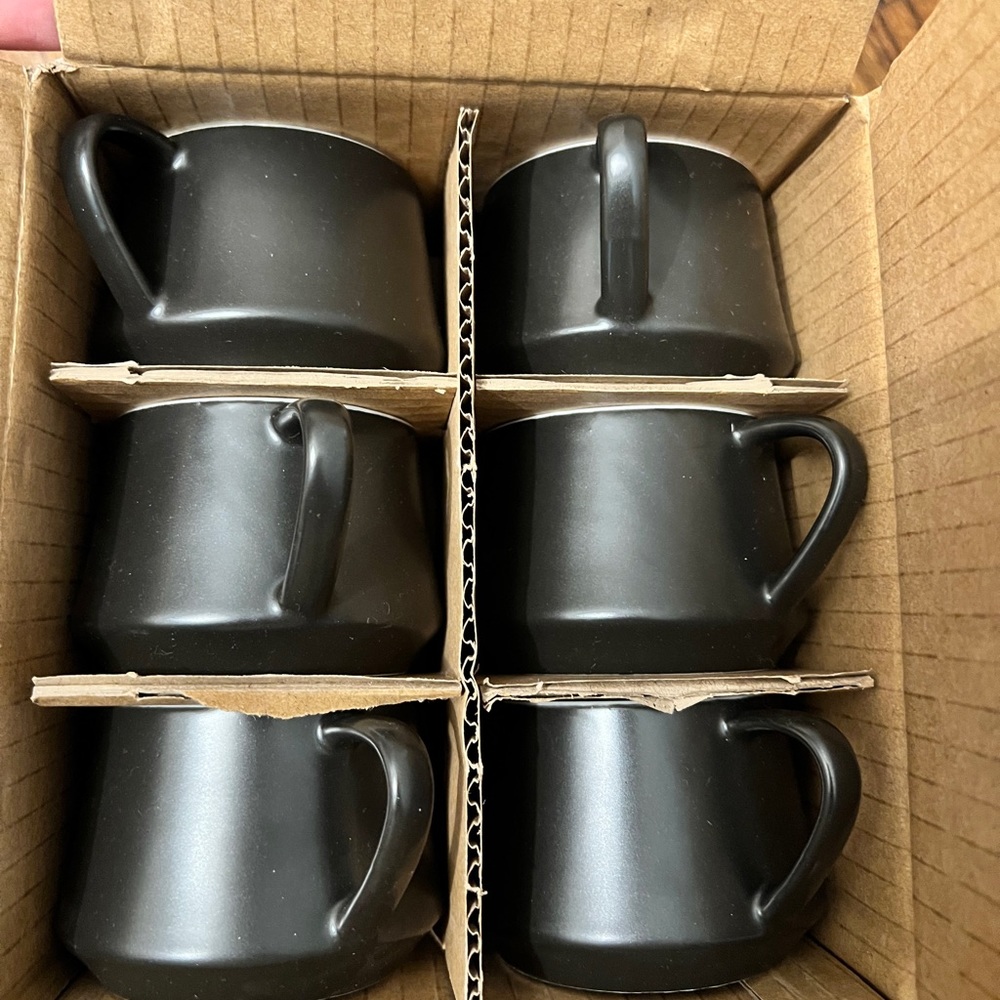 COPY - New! Set of 6 espresso mugs with plates